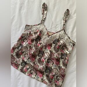 Vintage Victorias Secret Gold Label Cami Negligee Tank Top Size Small